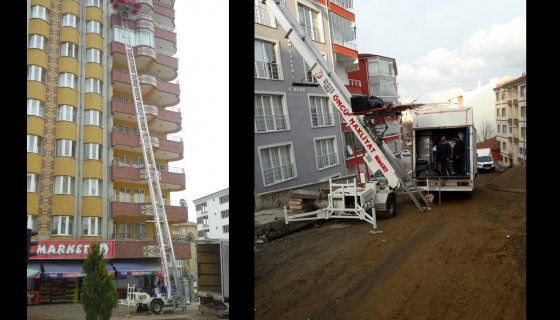 Yüksek Katlı Binalardan Taşıma 