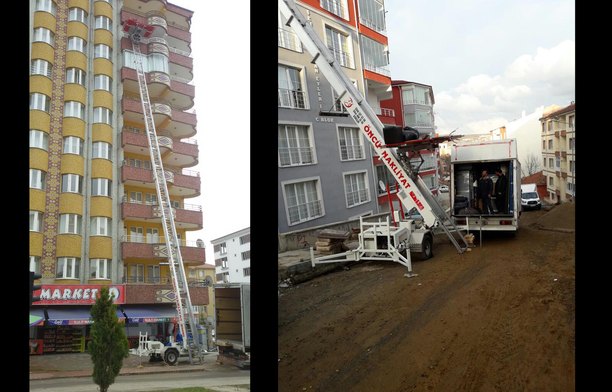 Yüksek Katlı Binalardan Taşıma 